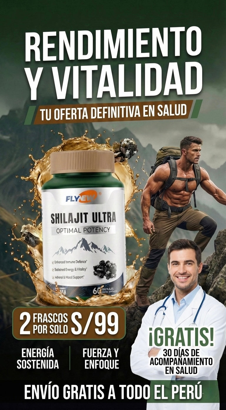 PACK 2 SHILAJIT ULTRA PREMIUM + ACOMPAÑAMIENTO EN SALUD POR 30 DÍAS