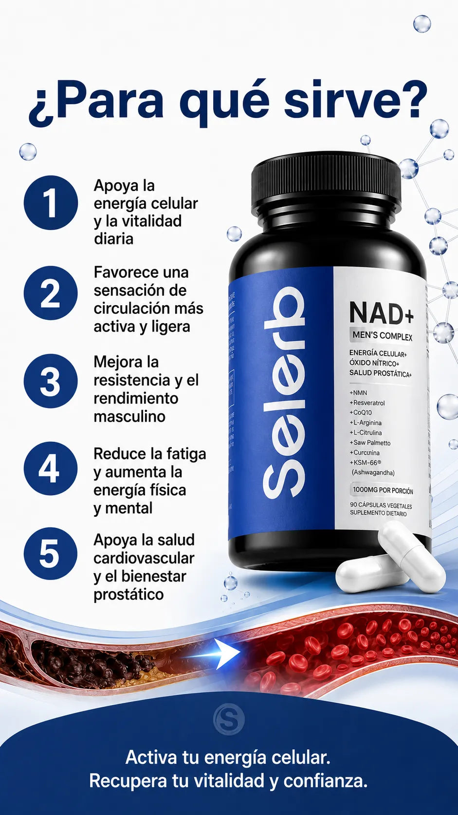 NAD+ Selerb® Suplemento Natural