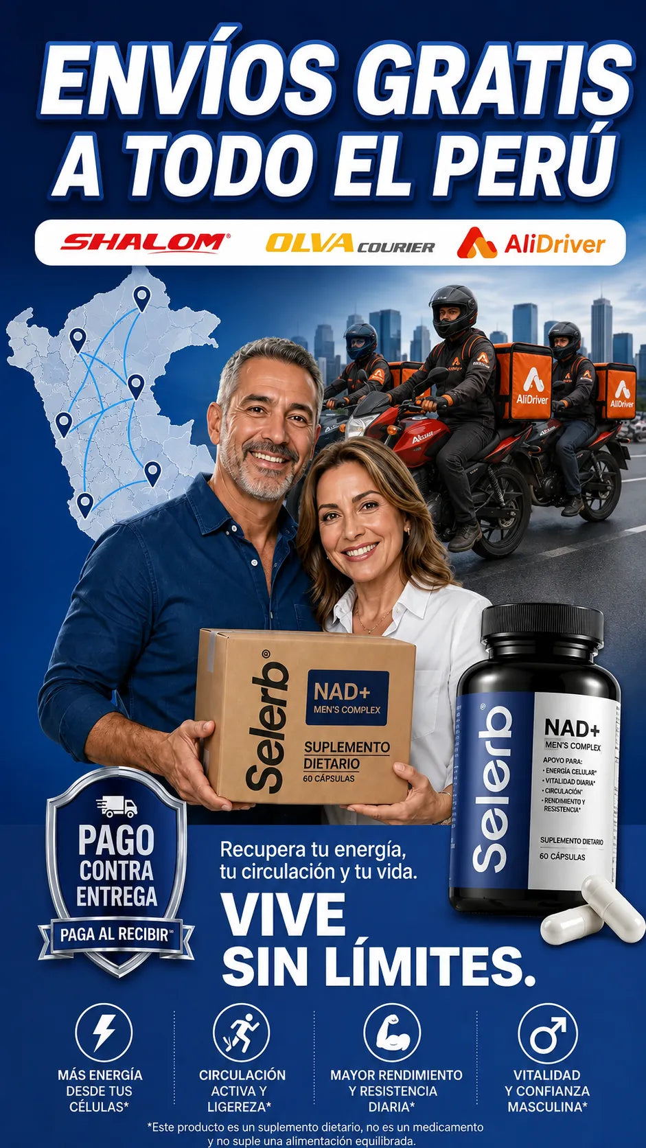 NAD+ Selerb® Suplemento Natural
