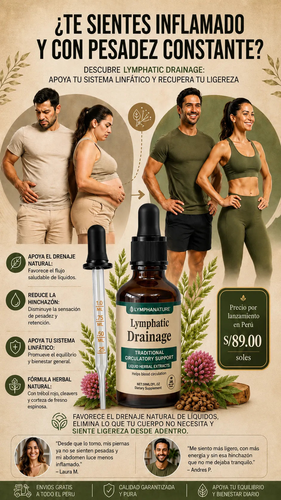 Drenaje Linfático - Suplemento Natural