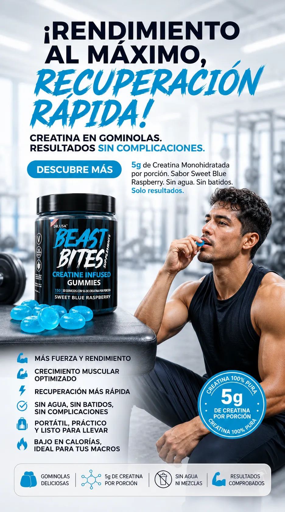 BEAST BITES® Más Fuerza y Rendimiento