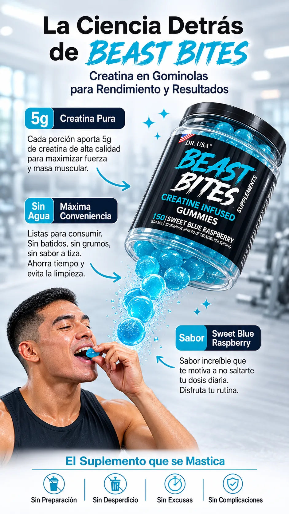 BEAST BITES® Más Fuerza y Rendimiento