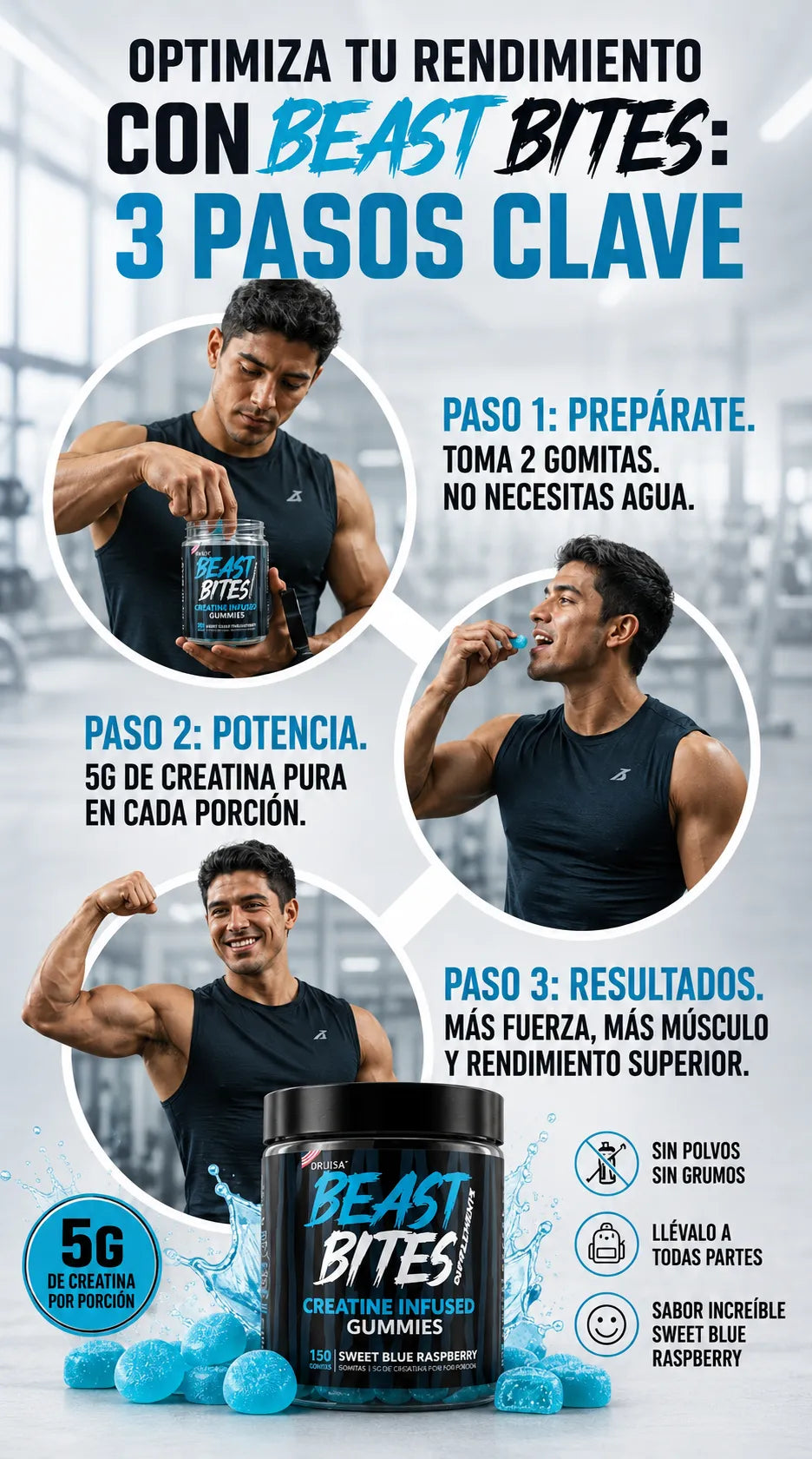 BEAST BITES® Más Fuerza y Rendimiento