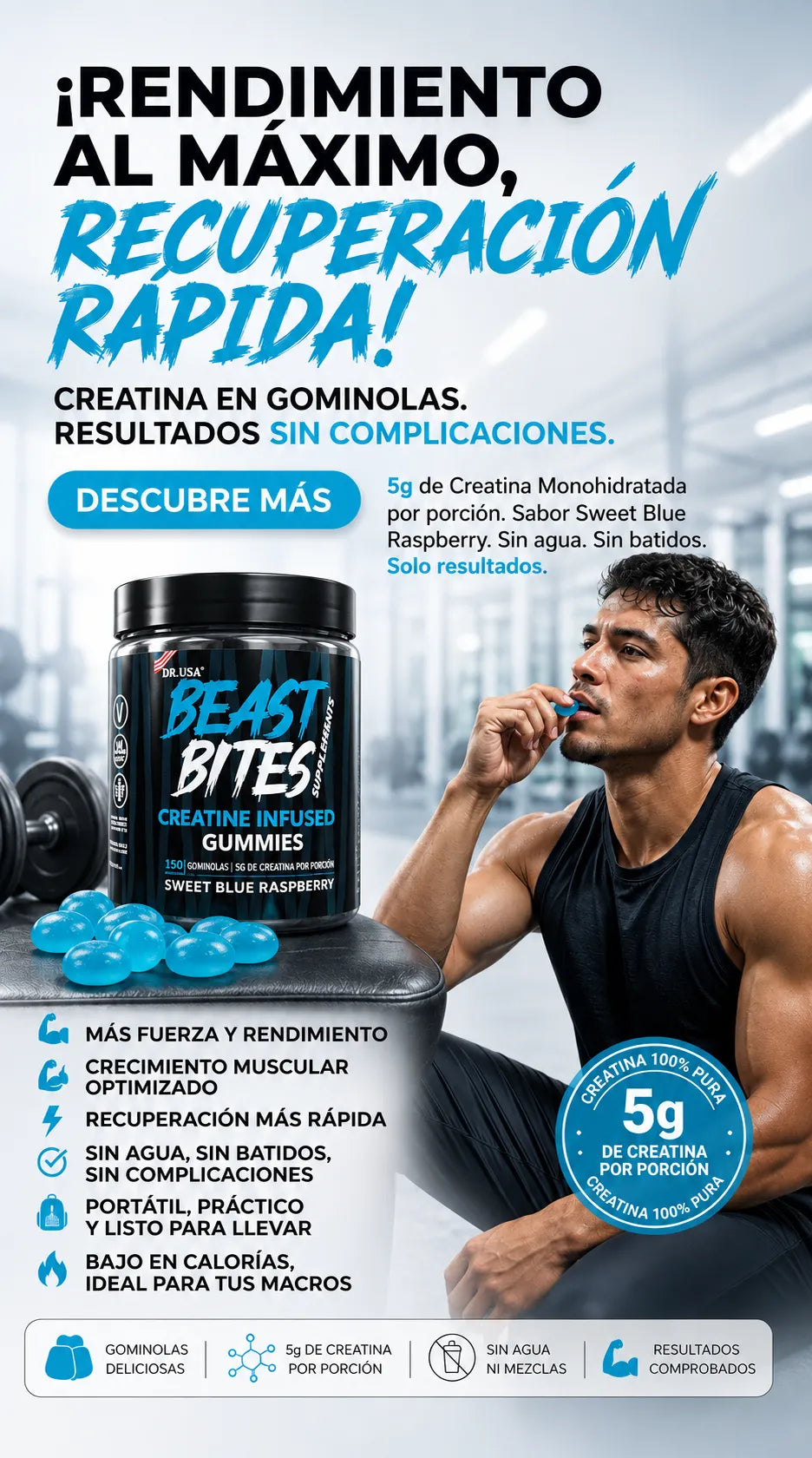 BEAST BITES® Más Fuerza y Rendimiento