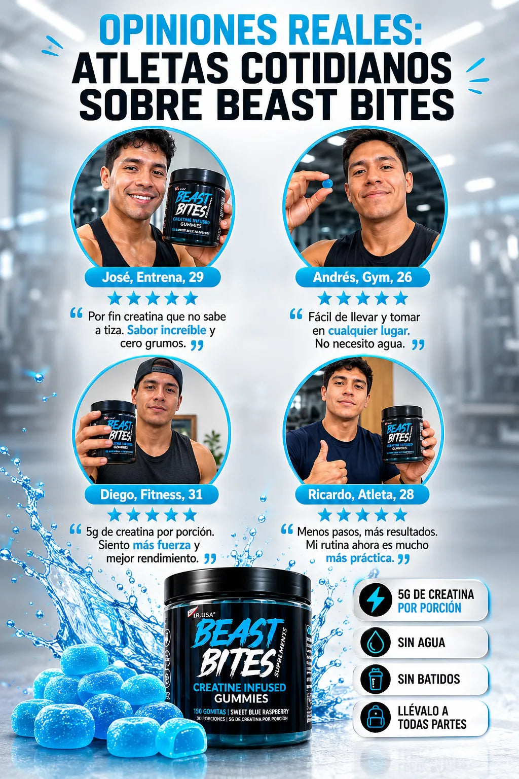 BEAST BITES® Más Fuerza y Rendimiento