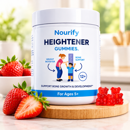 Gomitas Neurify HEIGHTENER - Nutrición Diaria para su Crecimiento (60 gomitas)