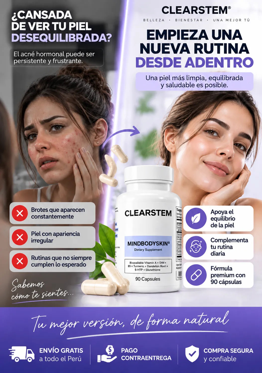Anti-Acné Hormonal CLEARSTEM®