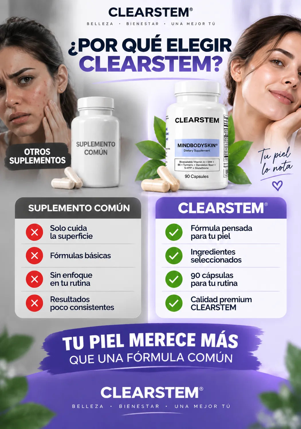 Anti-Acné Hormonal CLEARSTEM®