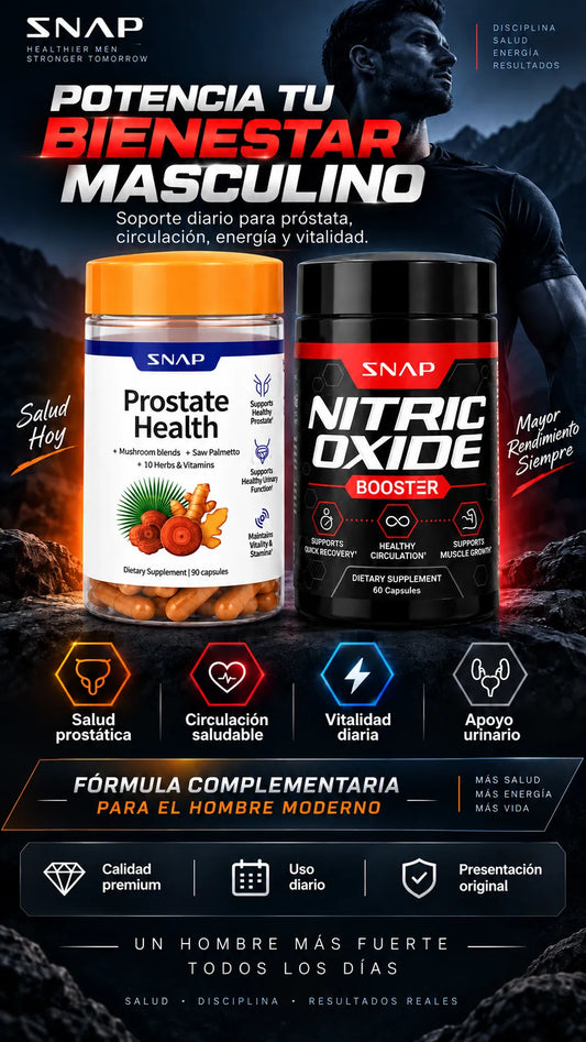 PROMO 2x1: PROSTATE HEALTH + NITRIC OXIDE
