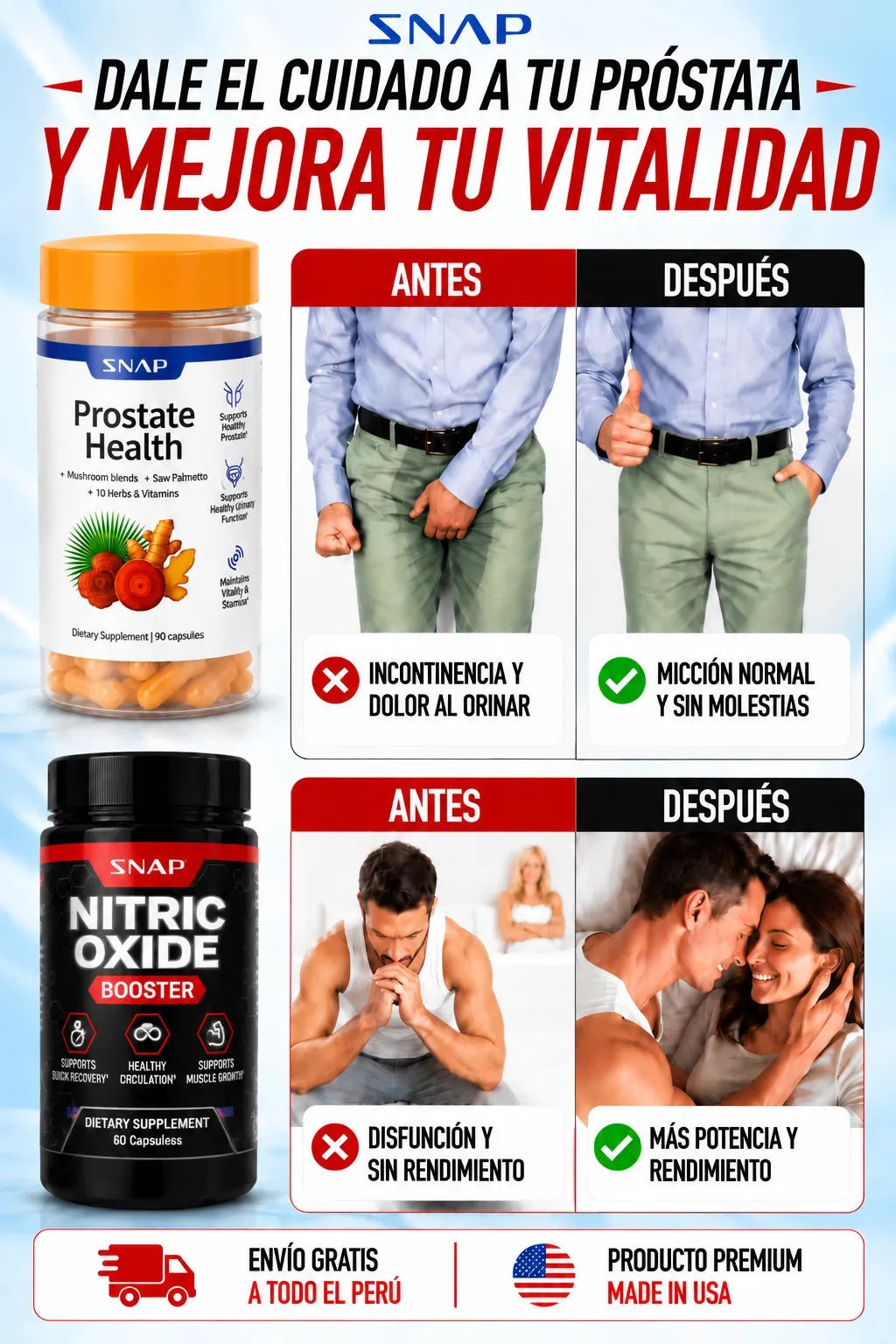 PROMO 2x1: PROSTATE HEALTH + NITRIC OXIDE