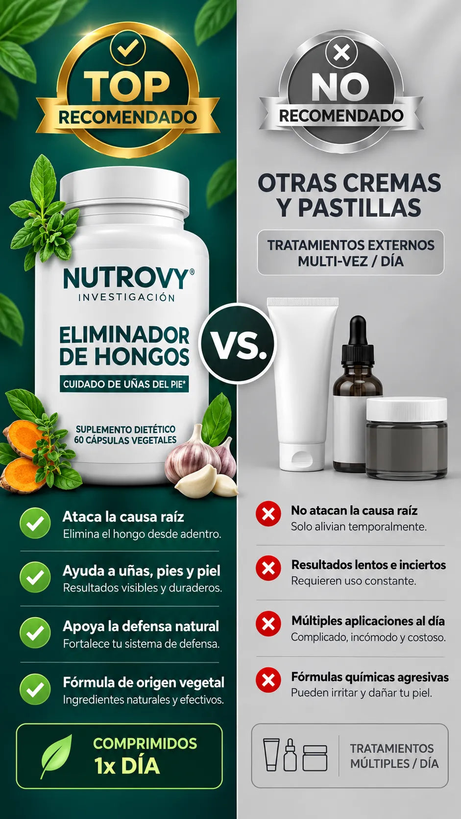 NUTROVY / ELIMINADOR DE HONGOS