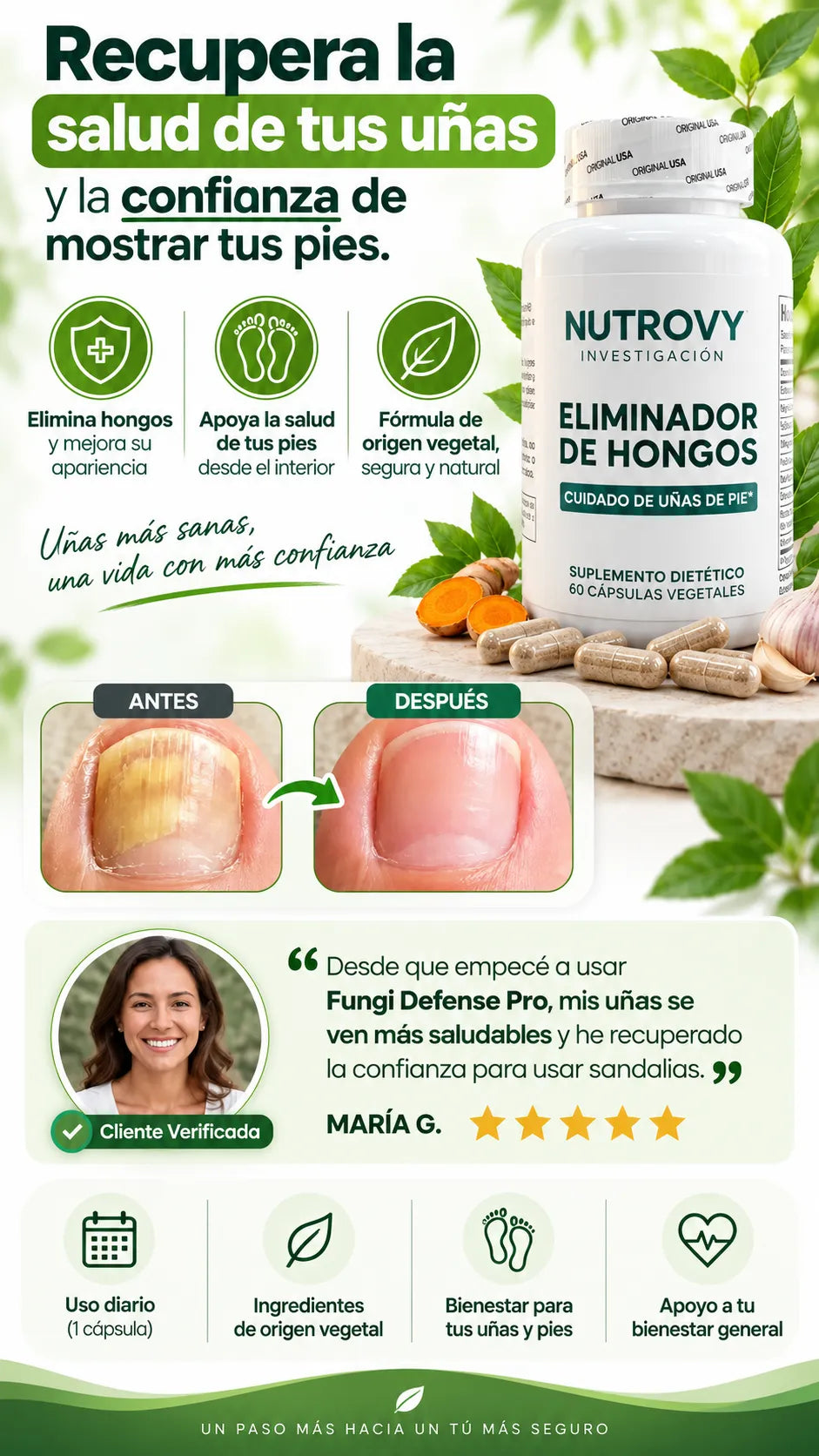 NUTROVY / ELIMINADOR DE HONGOS