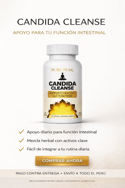 CANDIDA CLEANSE |APOYO PARA TU FUNCIÓN INTESTINAL