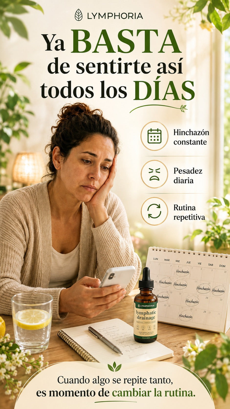 Gotas de Drenaje Linfático – Ayuda a Reducir Hinchazón y Retención de Líquidos | Fórmula Vegana