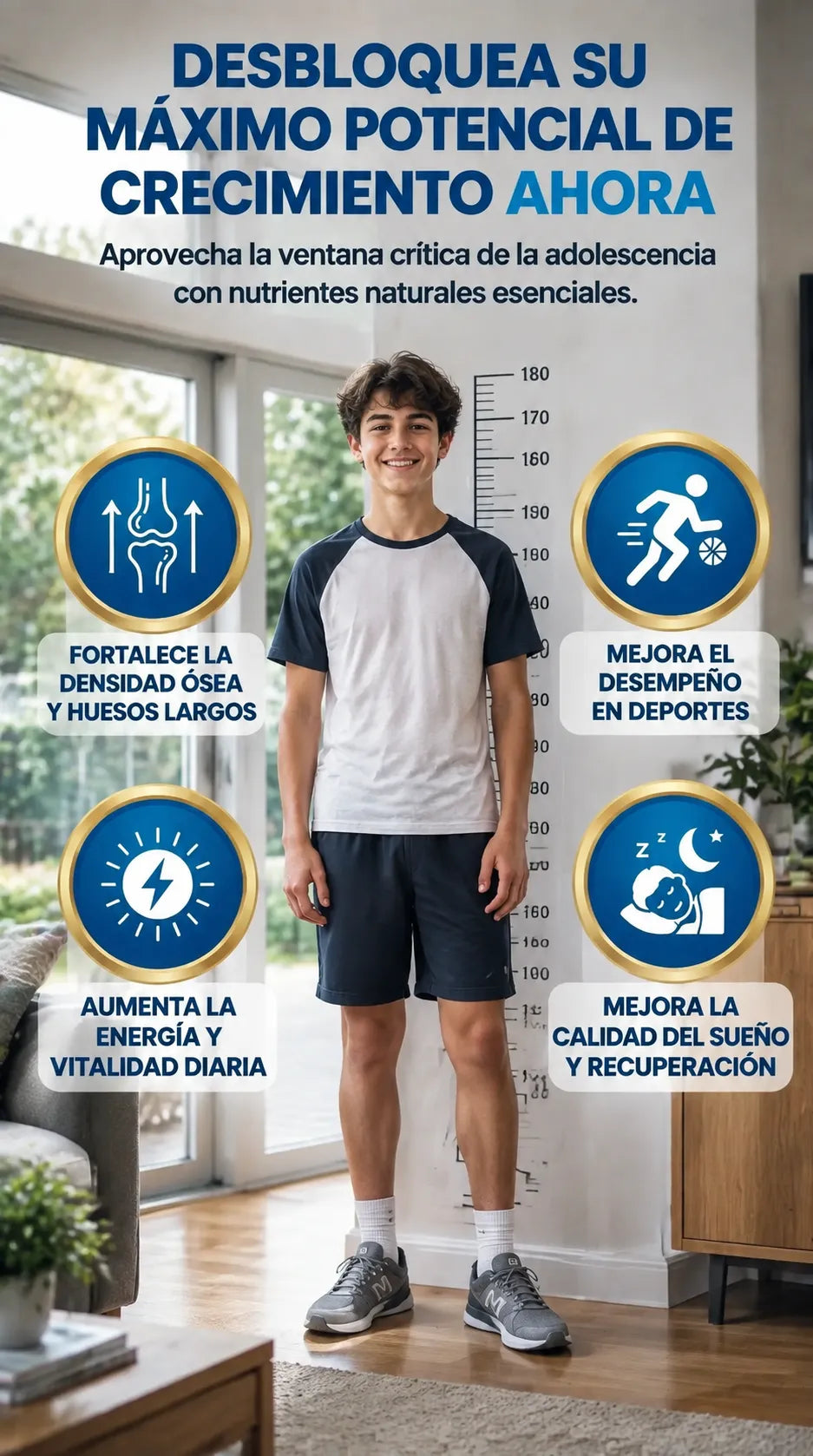Gomitas Neurify HEIGHTENER - Nutrición Diaria para su Crecimiento (60 gomitas)