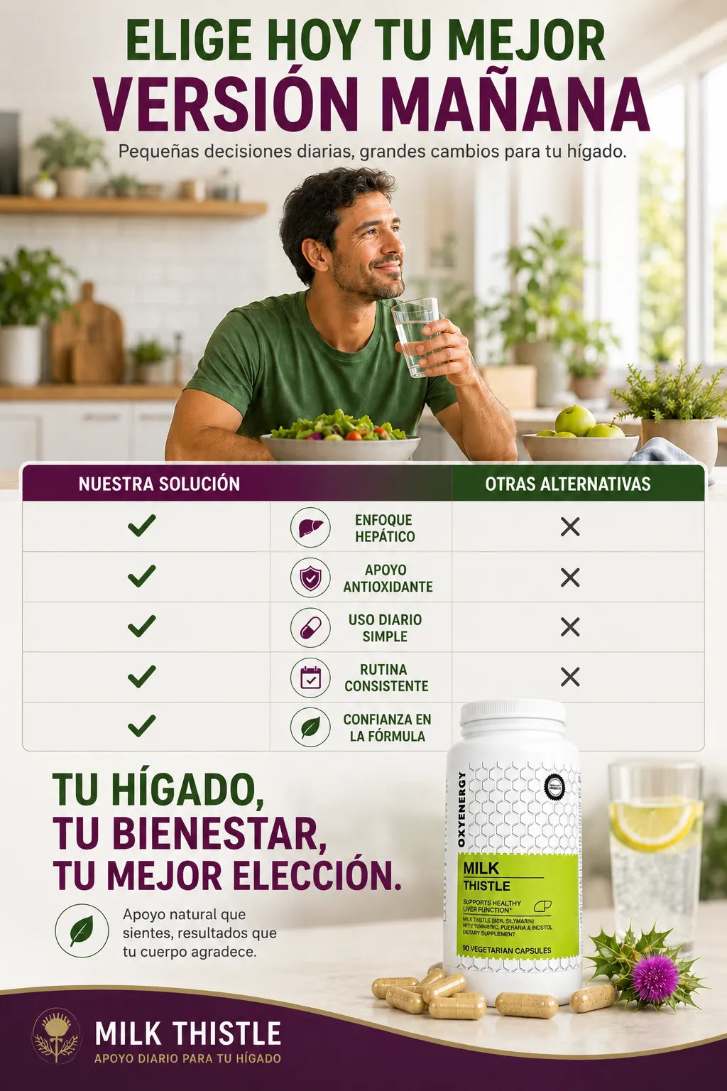 Detox de Hígado (90 Cápsulas) / Cardo Mariano Milk Thistle
