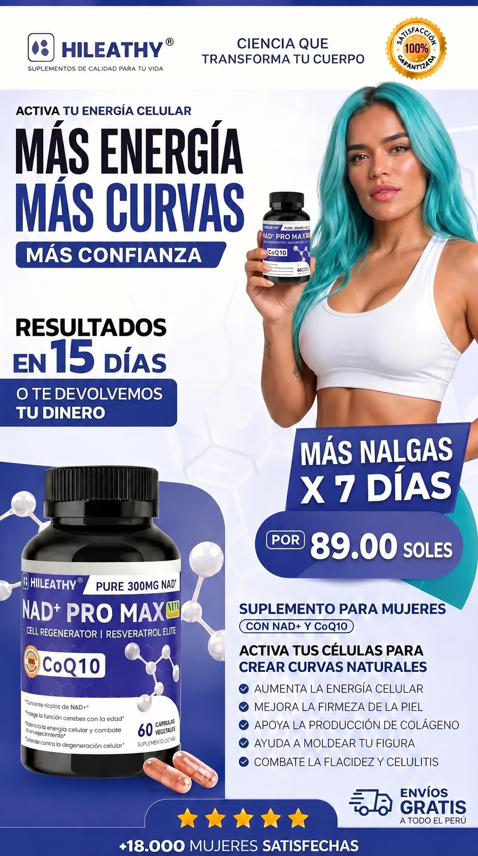 NAD+ Pro MaxⓂ - Firmeza que no necesita cirugía
