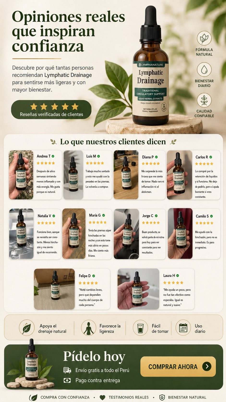 Drenaje Linfático - Suplemento Natural