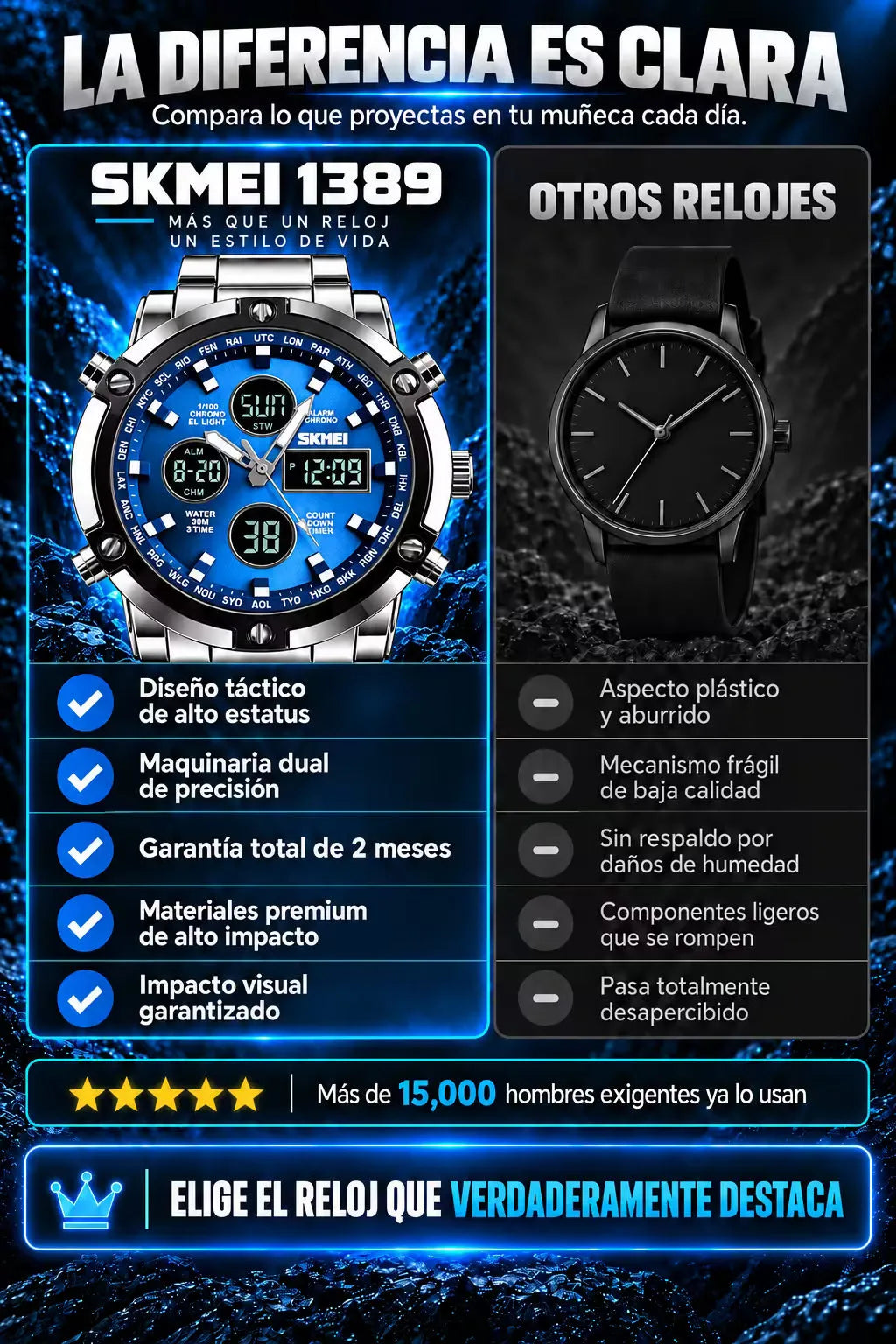 Reloj Scottie Skmei 1389