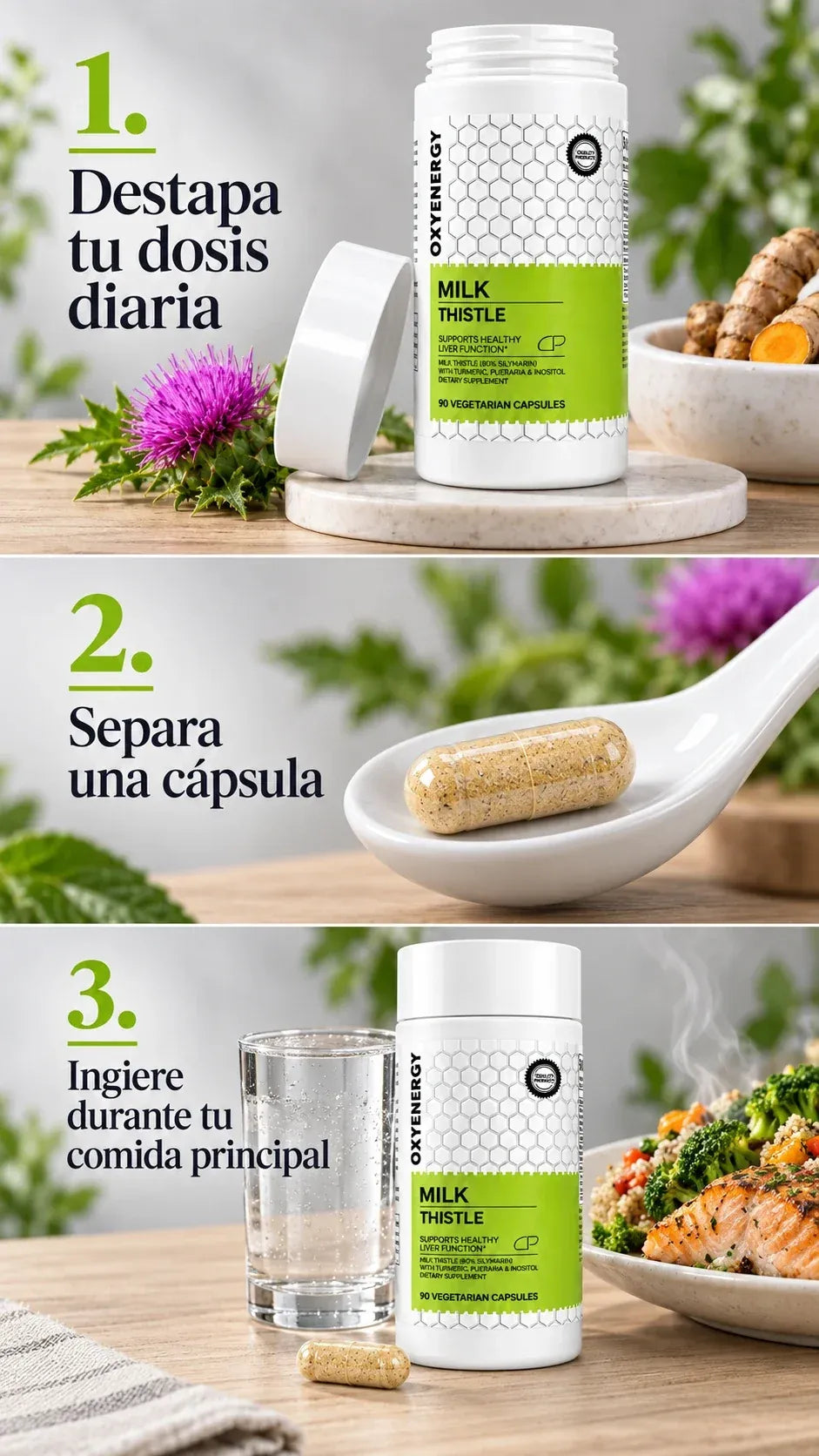 Detox de Hígado (90 Cápsulas) / Cardo Mariano Milk Thistle