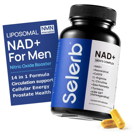 Selerb® NAD+ for men 14 en 1 | Energía, Vitalidad Masculina y Salud Prostática