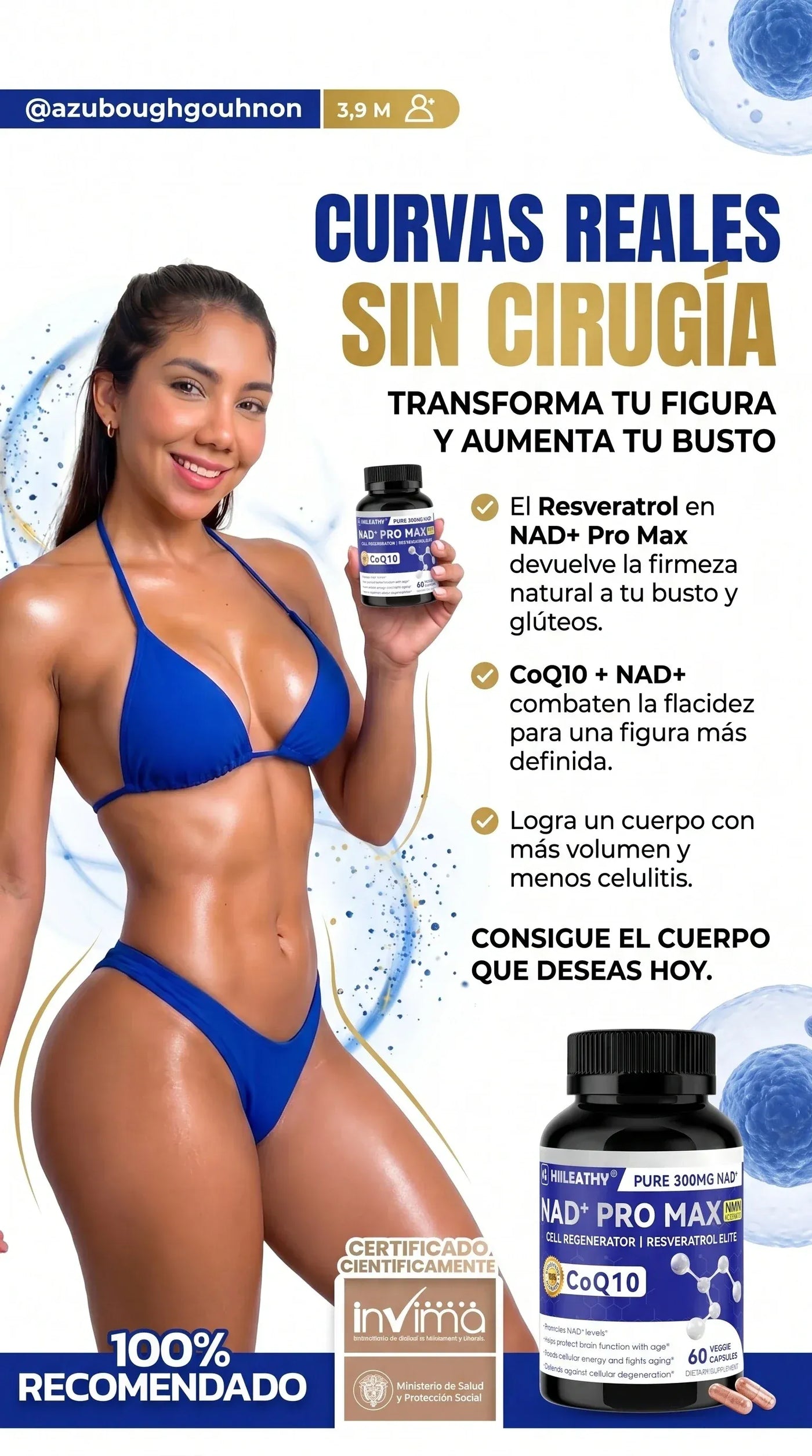 NAD+ Pro MaxⓂ - Firmeza que no necesita cirugía