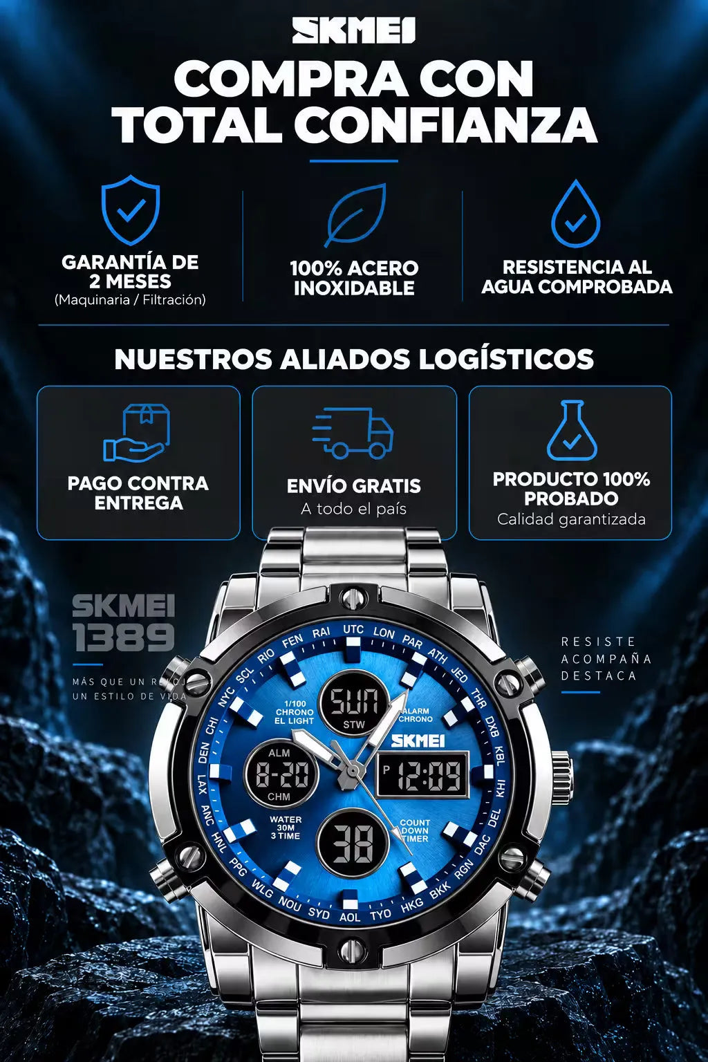 Reloj Scottie Skmei 1389