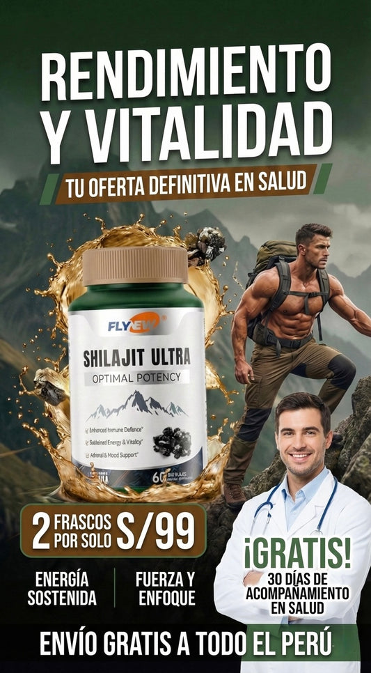 PACK 2 SHILAJIT ULTRA PREMIUM + ACOMPAÑAMIENTO EN SALUD POR 30 DÍAS