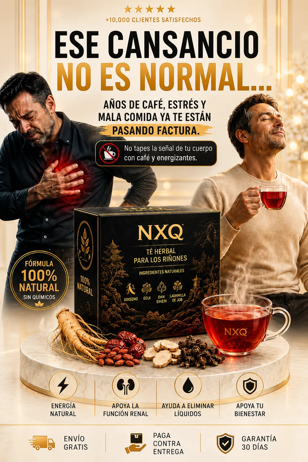 POWERFUL KIDNEY TEA: Limpia tu cuerpo, Renueva tu Energía y Mejora tu Vida.
