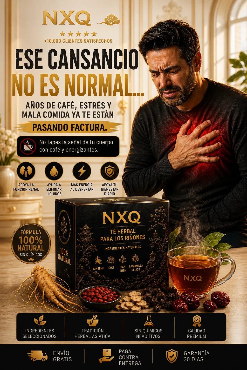 POWERFUL KIDNEY TEA: Limpia tu cuerpo, Renueva tu Energía y Mejora tu Vida.