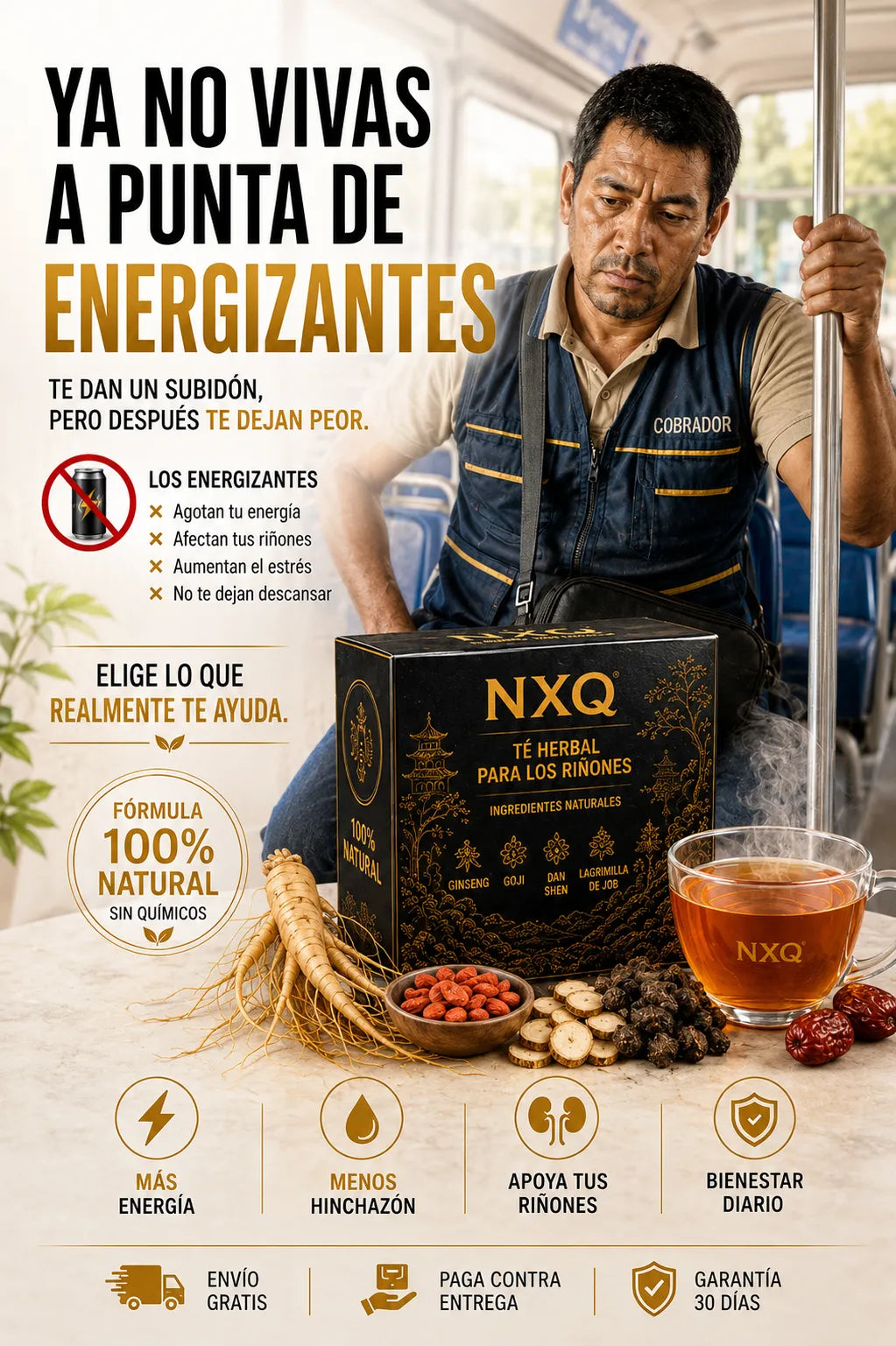 POWERFUL KIDNEY TEA: Limpia tu cuerpo, Renueva tu Energía y Mejora tu Vida.